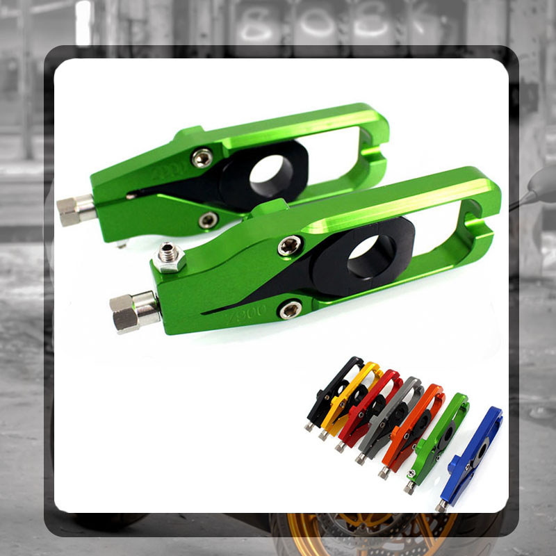 สําหรับ KAWASAKI Z900 Z 900 2017 2018 2019 รถจักรยานยนต์ปรับโซ่ Tensioner Catena ด้านหลังเพลาแกนโซ่ป