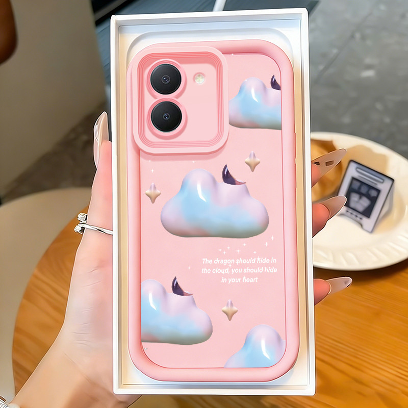 เคส Hp สําหรับ VIVO Y36 4G Y36 5G Y27 4G Y27 5G Y27s Y77T Y78 5G Y78 Plus 5G เคสสีเมฆซิลิโคน Ceeding