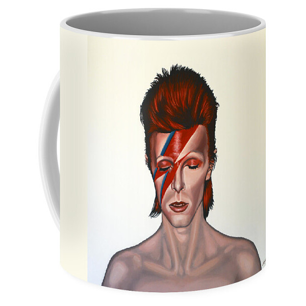 David Bowie Aladdin Sane David Bowie Aladdin Sane แก้วกาแฟ