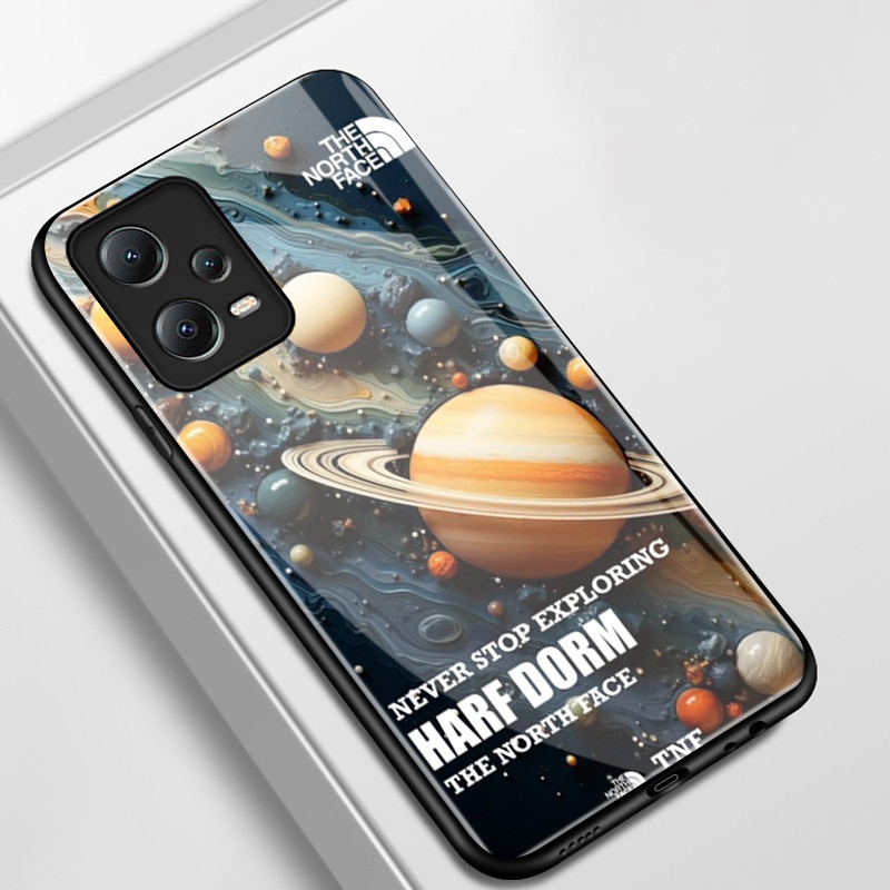 เคสสำหรับ Xiaomi Redmi Note 12 5G 12 Pro Note 13 5G 13 Pro POCO X5 เคสโทรศัพท์ดาวเคราะห์มนุษย์อวกาศเปลือกแก้วกันกระแทก ราคา ถูกที่สุด ดีลบีเคเค
