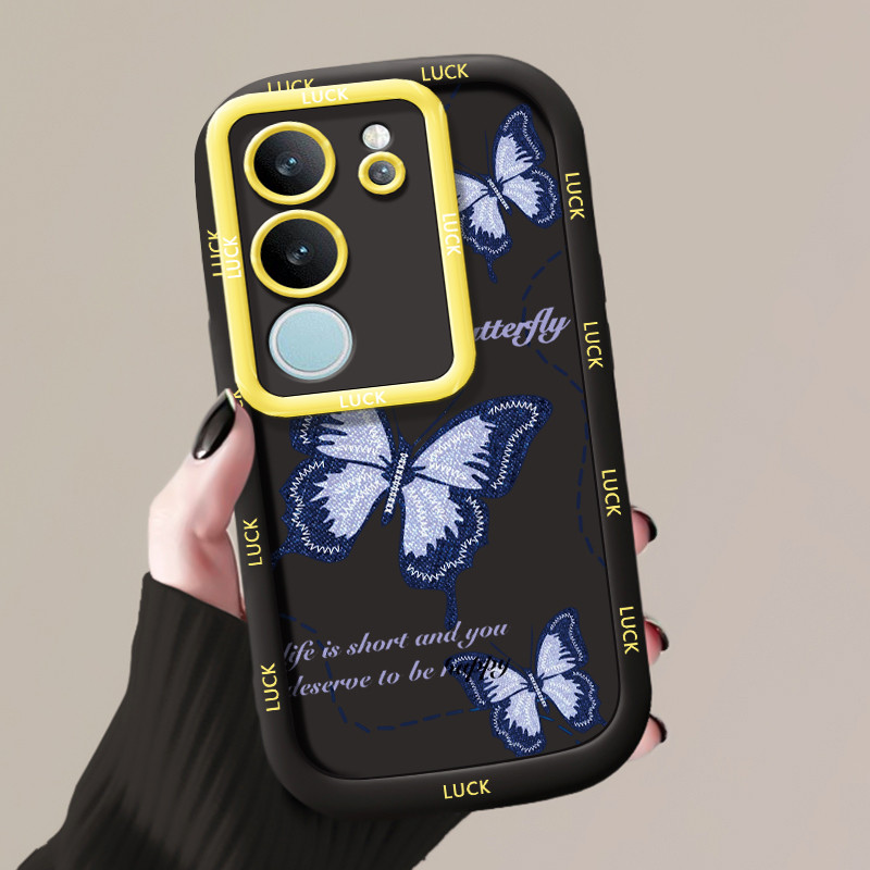 VIVO V29 5G V29E 5G V29 Pro 5G Silicon Case Butterfly Fashion
