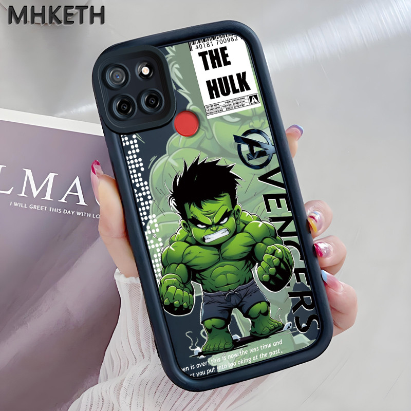 MHKETH เคสสำหรับ Realme C12 C25 C25s Narzo 20A Narzo 30A Narzo 50A เคสโทรศัพท์ออกแบบการ์ตูนยอดนิยมรุ่น Q