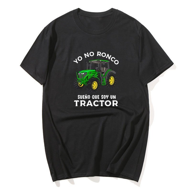 2026 T เสื้อสําหรับชาย Tshirt Yo ไม่มี Ronco Sueño Que ถั่วเหลืองและรถแทรกเตอร์ Agriculture Granjero