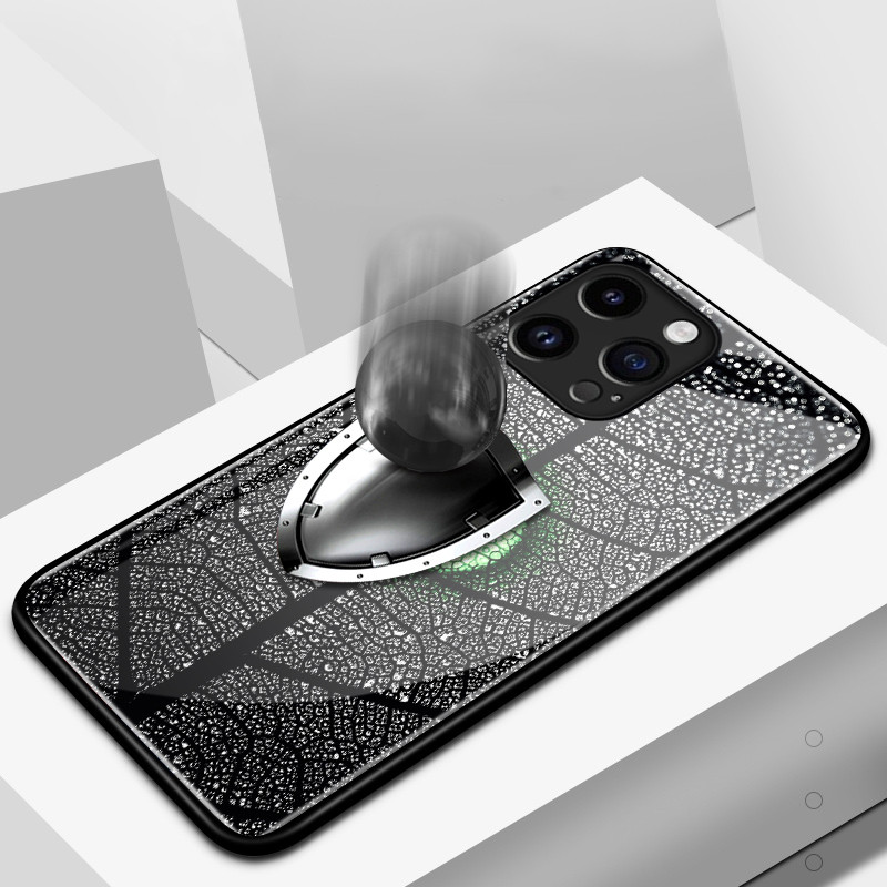 เคสสำหรับ Samsung A15 4G A15 5G A16 5G A13 5G A24 A54 A55 A34 A35 5G A13 Lite A14 5G เคสโทรศัพท์แก้วลายใบเมเปิลระเบิด - รูปที่ 2