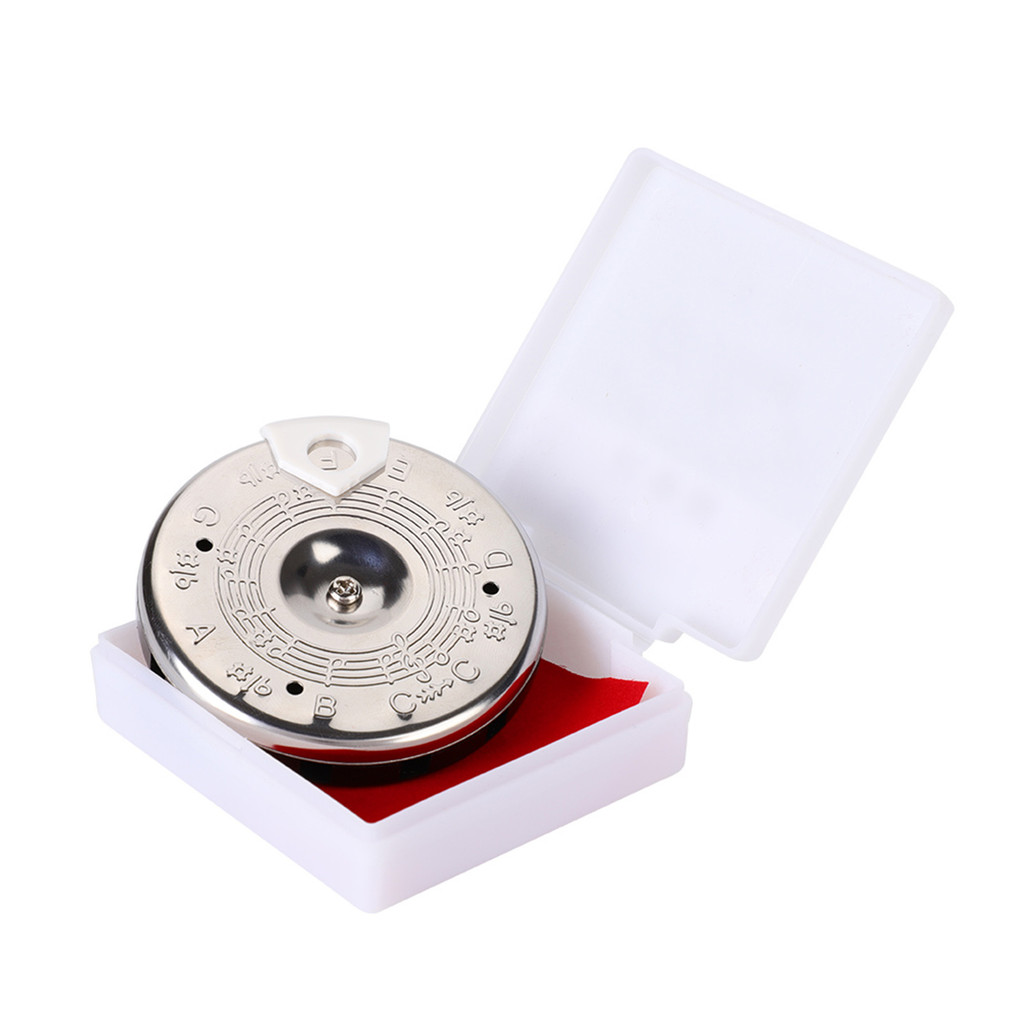 [YIB] Sensitive Chromatic 13 Pitch Pitch Pipe Tuning Tool พร้อมอุปกรณ์เสริมเครื่องดนตรีกรณี