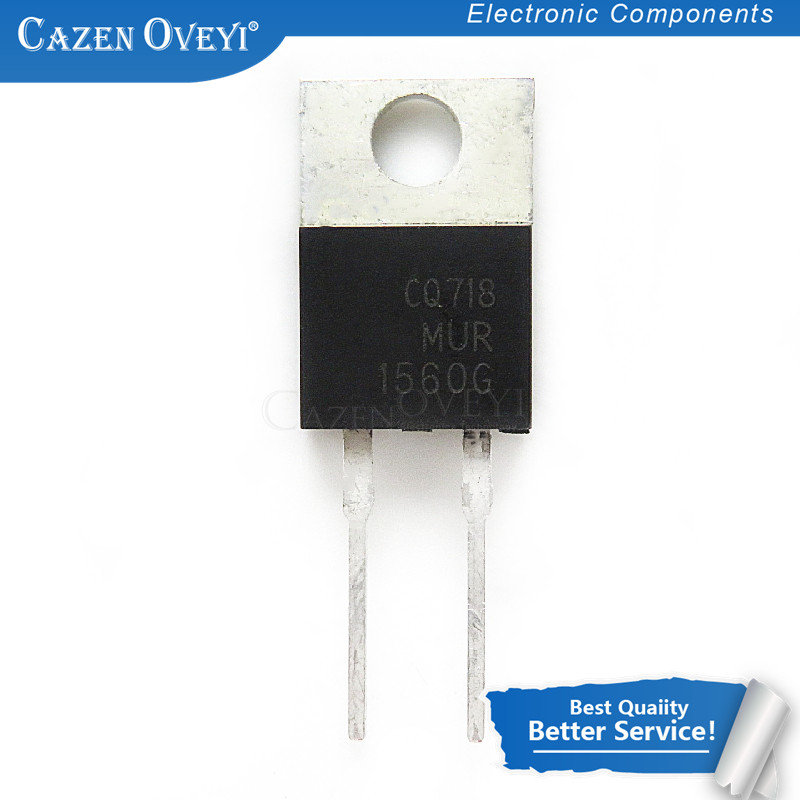 10 ชิ้น/ล็อต MUR1560G ถึง 220 MUR1560 TO220 MUR1560CT U1560 ในสต็อก
