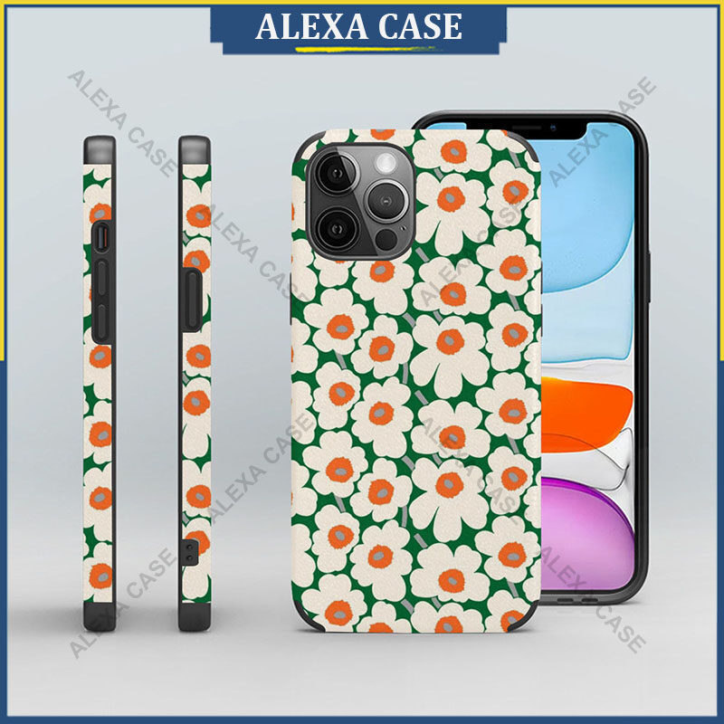 ดอกไม้เคสโทรศัพท์สําหรับ iPhone 17 Pro Max / iPhone 16 Pro Max / iPhone 15 Pro Max / iPhone 13 Pro M