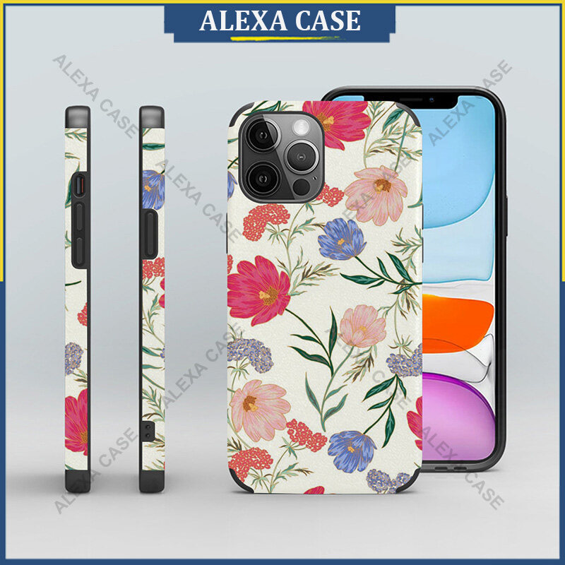 เคสโทรศัพท์ดอกไม้สําหรับ iPhone 17 Pro Max / iPhone 16 Pro Max / iPhone 15 Pro Max / iPhone 13 Pro M