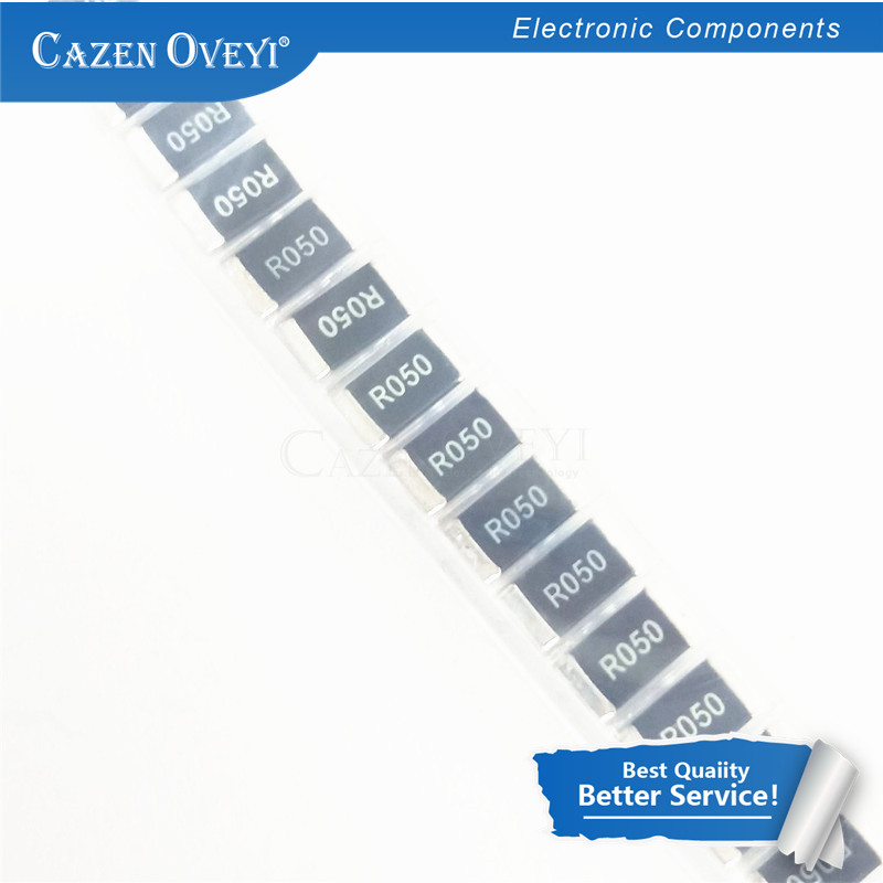 50 ชิ้น/ล็อต 2512 ตัวต้านทาน SMD 1% 1W 0.01R 0.01 โอห์ม 10mR R010
