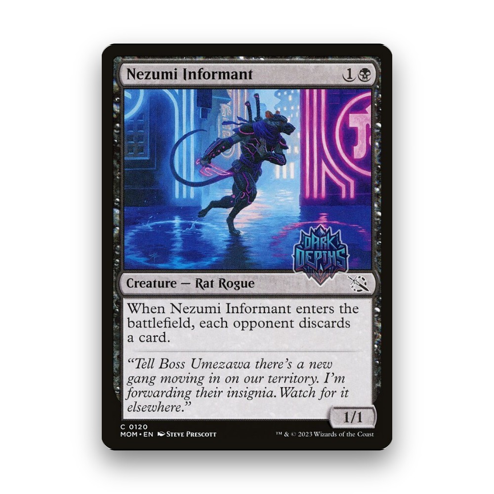 [MTG] Nezumi Informant (#120) [MOM] [BLACK] [COMMON] | Magic the Gathering