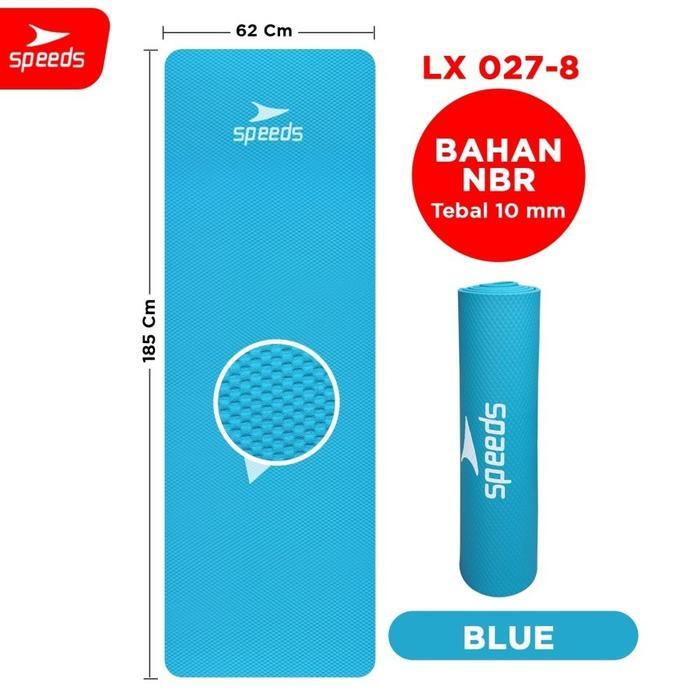 NBR SPEEDS เสื่อโยคะ 8 - 10MM Yoga Matt ยิมนาสติก Mat ฟรีกระเป๋า