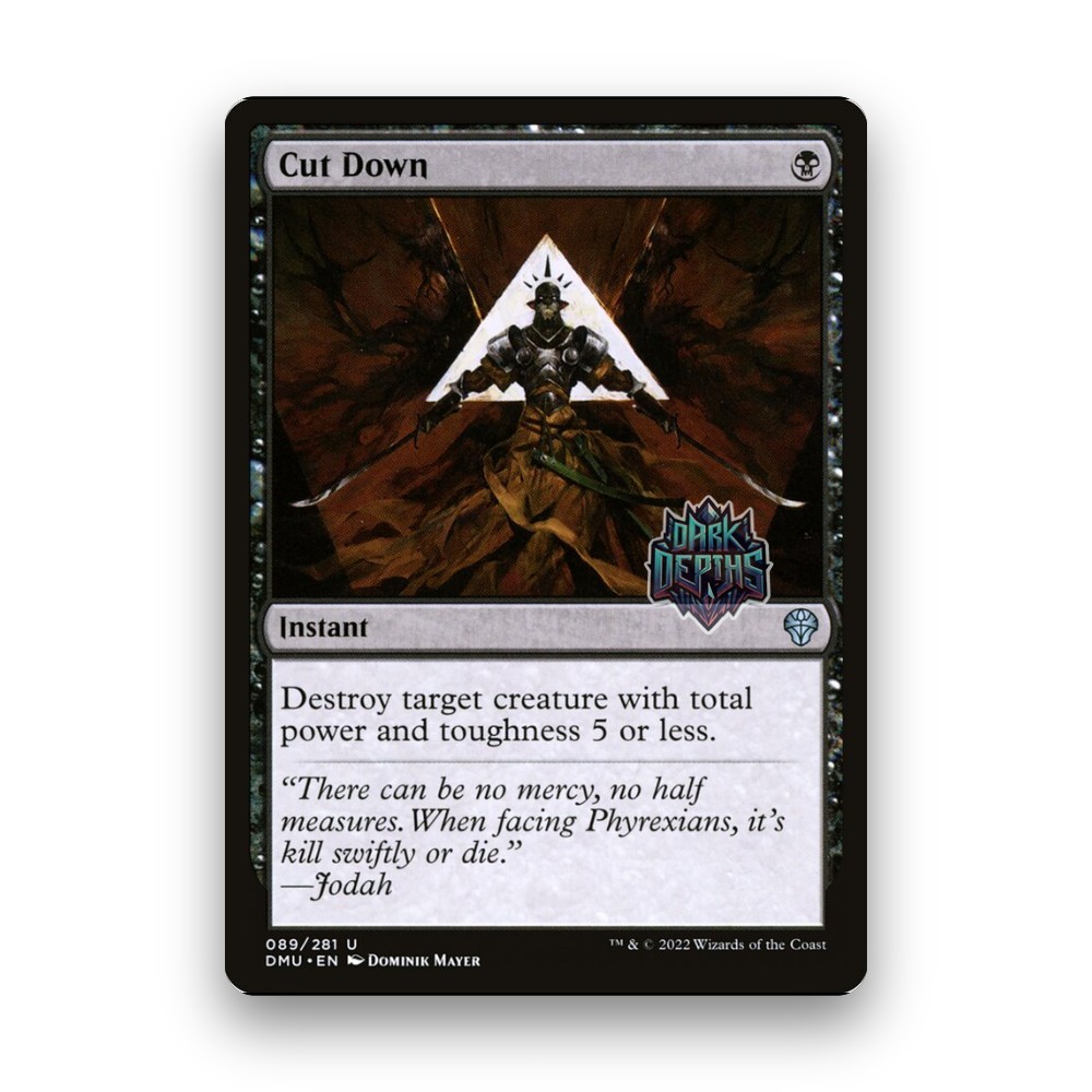 [MTG] Cut Down (#89) [DMU] [BLACK] [UNCOM] | Magic the Gathering ราคา ถูกที่สุด ดีลบีเคเค