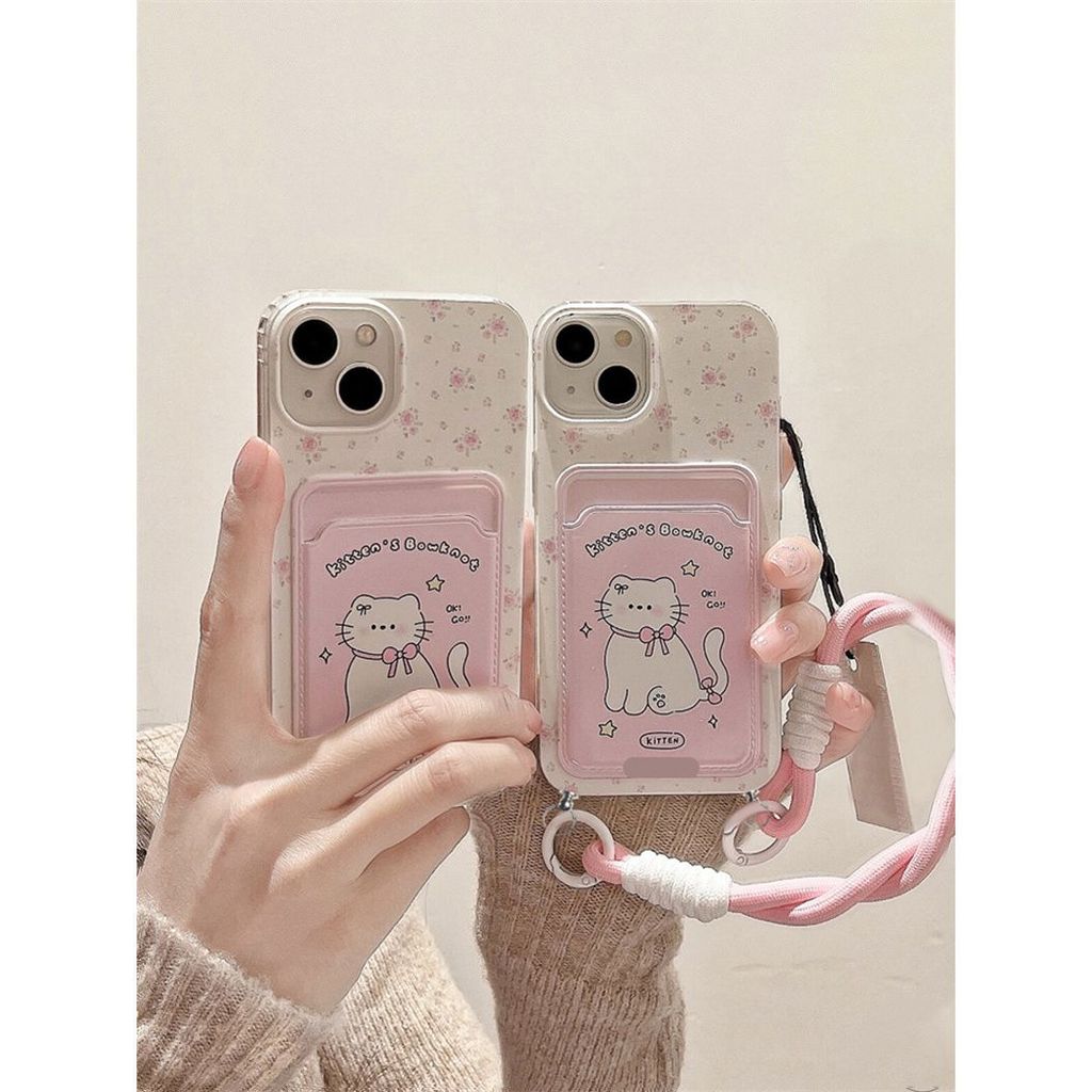 แมวสาวดอกไม้เล็กๆแฟนซีกรณีHp Samsung A07 A17 5G A52 A52S A15 A25 A73 A35 A36 A56 A55 A57 A04S A04E A