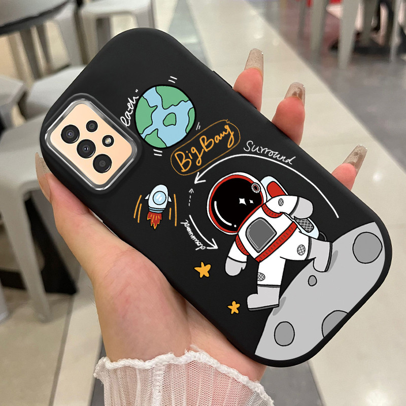 เคส ใช้ได้กับ Samsung A13 4G เคสนักบินอวกาศน่ารัก