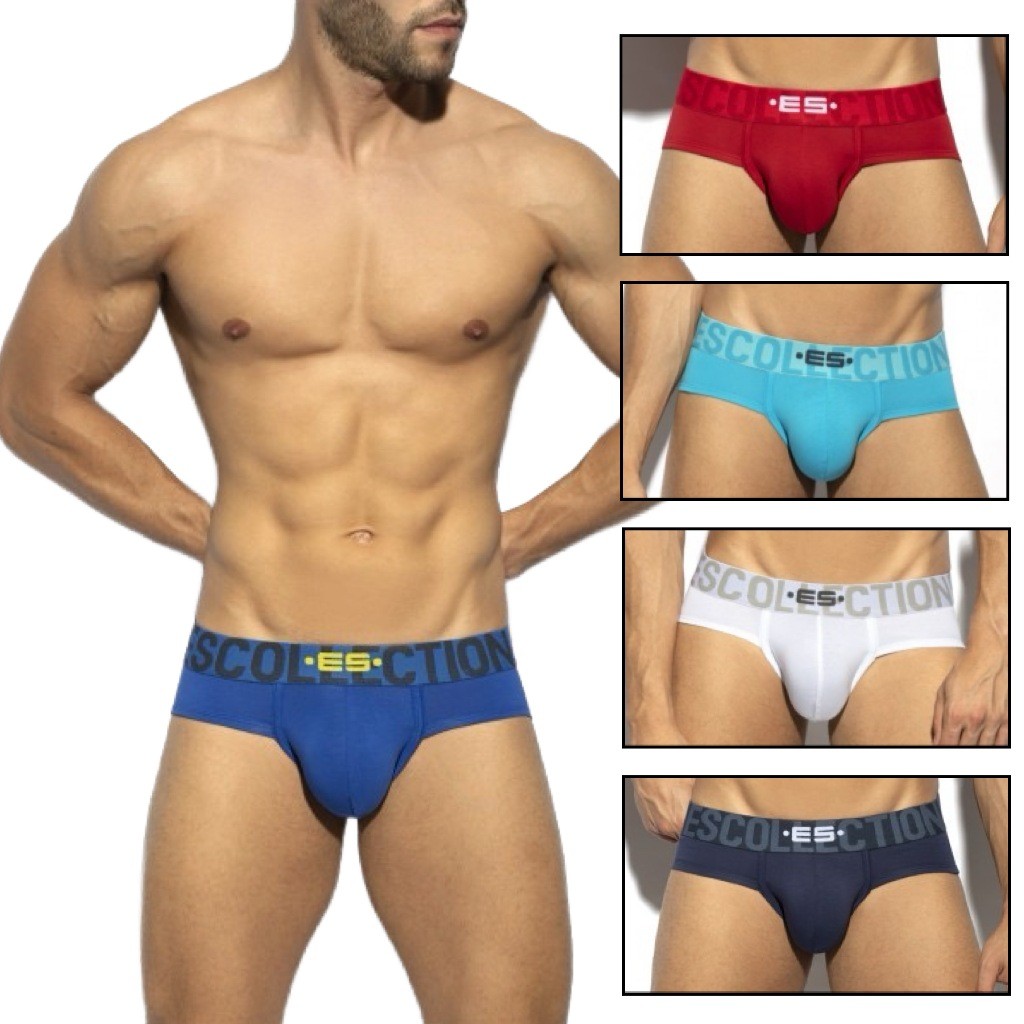 [ES Collection] UN487 7 DAYS 7 COLORS Classic Logo Briefs ES Basic Sports
