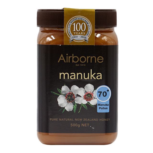 🌴 แอร์บอร์นน้ำผึ้งมานูก้าแอกทีฟ70บวก 500กรัม [9403118002705] 💐 Airborne Manuka Honey Active 70 plus 