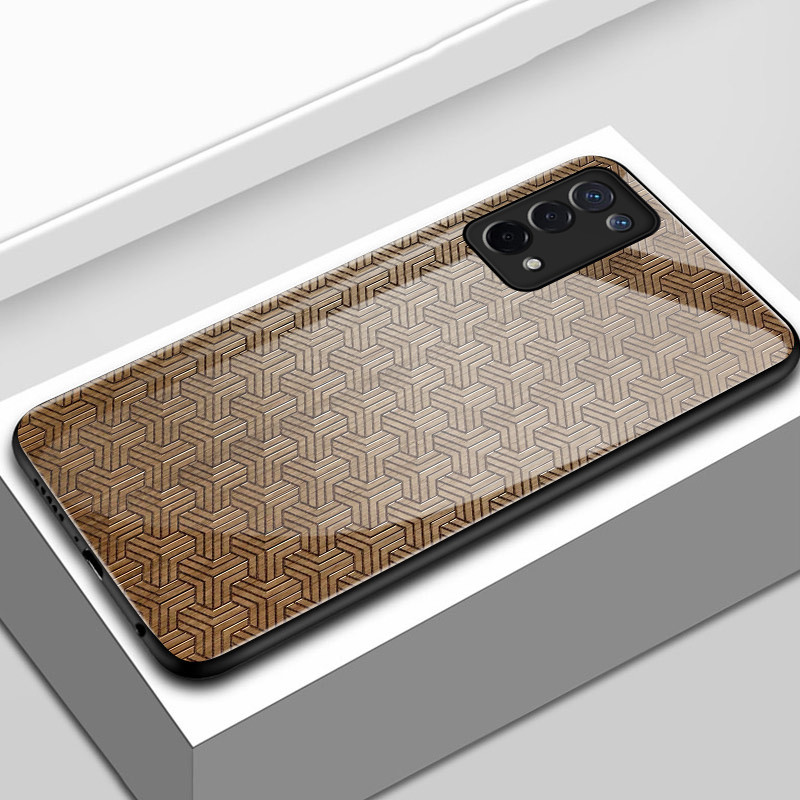 เคสสำหรับ OPPO A54 5G A55 5G A74 5G A93 5G A95 F19 F19s Reno 6 Lite เคสโทรศัพท์แบบใหม่สร้างสรรค์เปลือกแก้วกันกระแทก