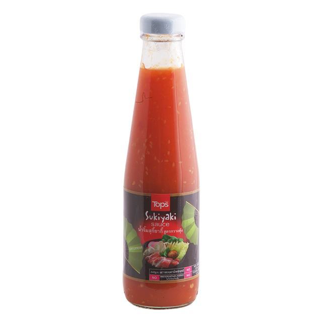 🌴 ท็อปส์น้ำจิ้มสุกี้สูตรกวางตุ้ง 340กรัม 💐 Tops Sukiyaki Sauce 340g 🍁 ซอสปรุงรส 🌷 Sauce