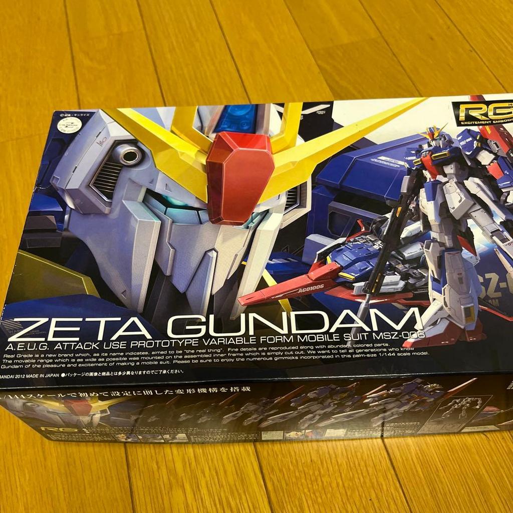 【Direct from Japan】Bandai RG Series Zeta Gundam 1/144 RG10 Gunpla ที่ยังไม่ได้เปิด【Japan Exclusive】