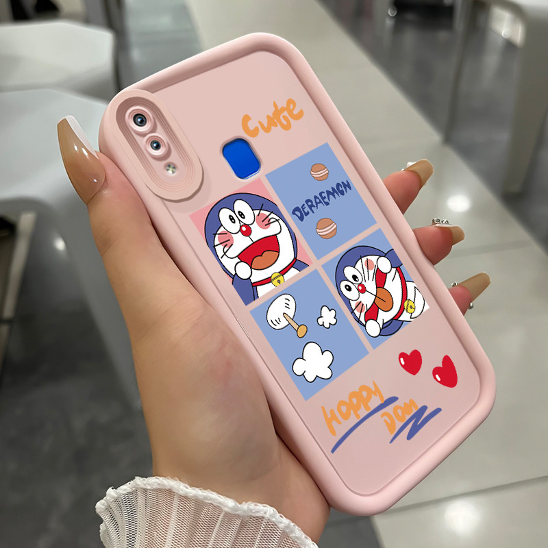 เคสสำหรับ VIVO Y95 Y93 Y93s Y91 Y91i เคสโทรศัพท์แมวสามสีซิลิโคนกันกระแทก