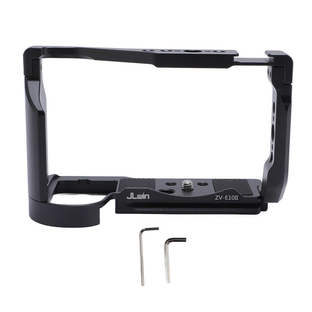 กล้องสําหรับ Arca ประเภท QR แผ่น 1/4 นิ้ว 3/8 สกรูรูอลูมิเนียม Video Rig ZV E10II RS2 RS3 RS4 Stabil