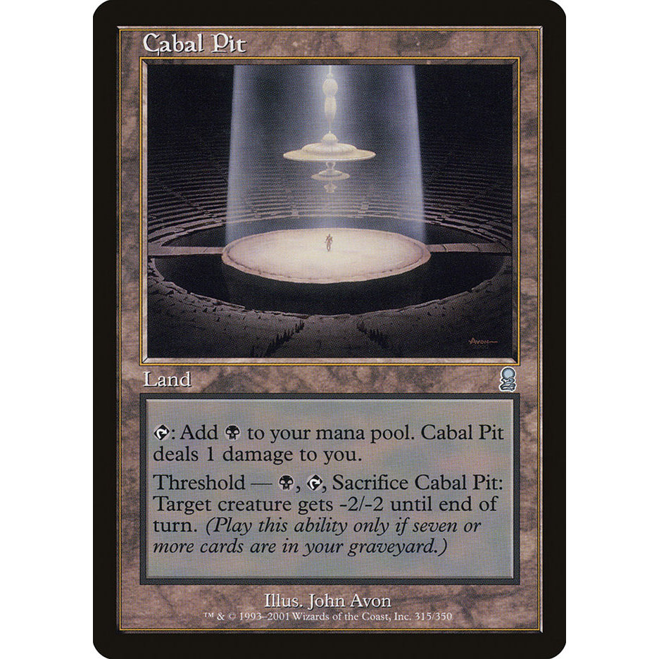 Cabal Pit การ์ด Magic the Gathering [MTG] ของแท้