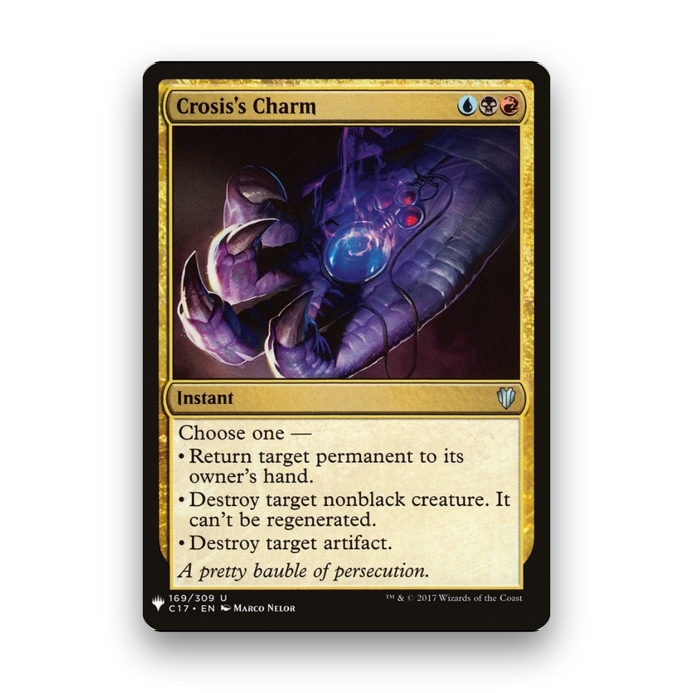 [MTG] Crosis's Charm (#C17-169) [PLST] [MULTI] [UNCOM] [NORMAL] | Magic the Gathering