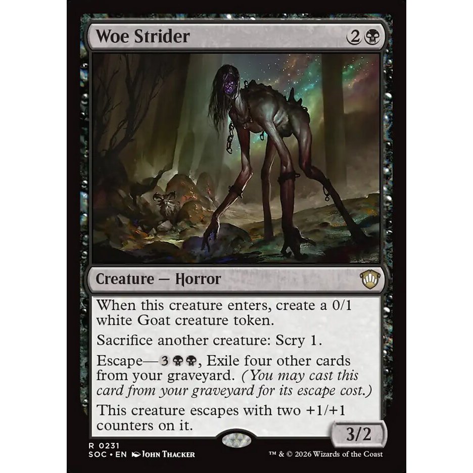 Woe Strider การ์ด Magic the Gathering [MTG] ของแท้