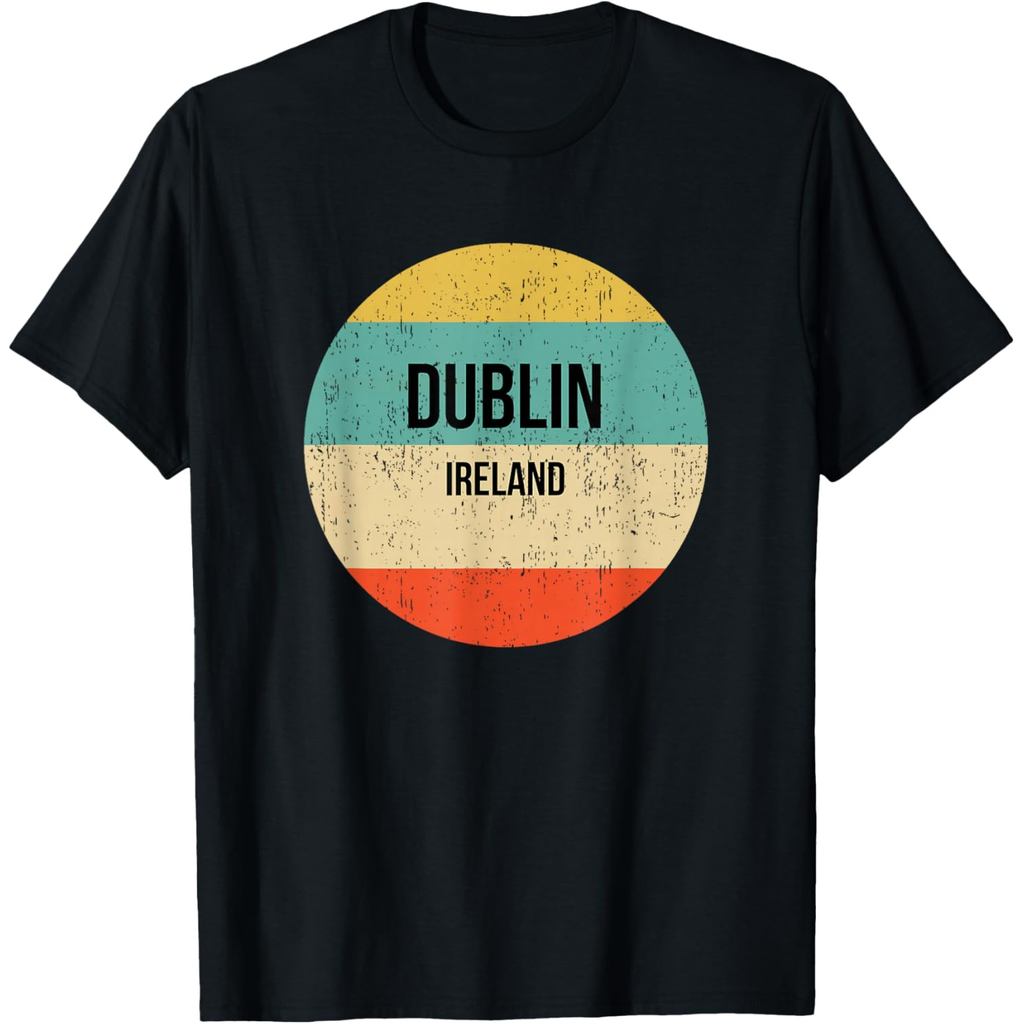 เสื้อยืดผ้าฝ้ายผู้ชาย Dublin Ireland T-Shirt