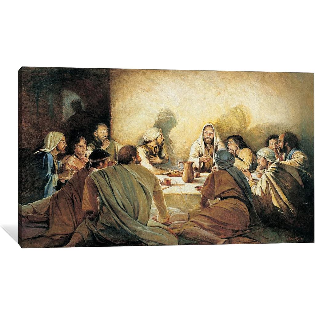 The Last Supper ผ้าใบ Wall Art Last Supper Wall Art Decor The Last Supper Wall Decor สําหรับห้องรับป