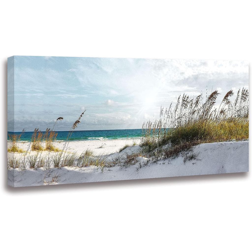 Beach Decor Ocean Decor Beach Wall Art ภาพสําหรับห้องนอนห้องนั่งเล่นสํานักงาน Beach Wall Decor Ocean