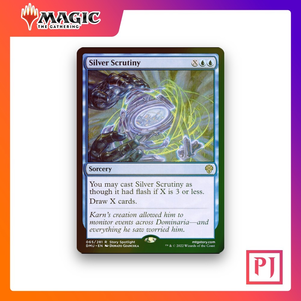 [MTG] Silver Scrutiny (#65) [DMU] [BLUE] [RARE] | Magic the Gathering