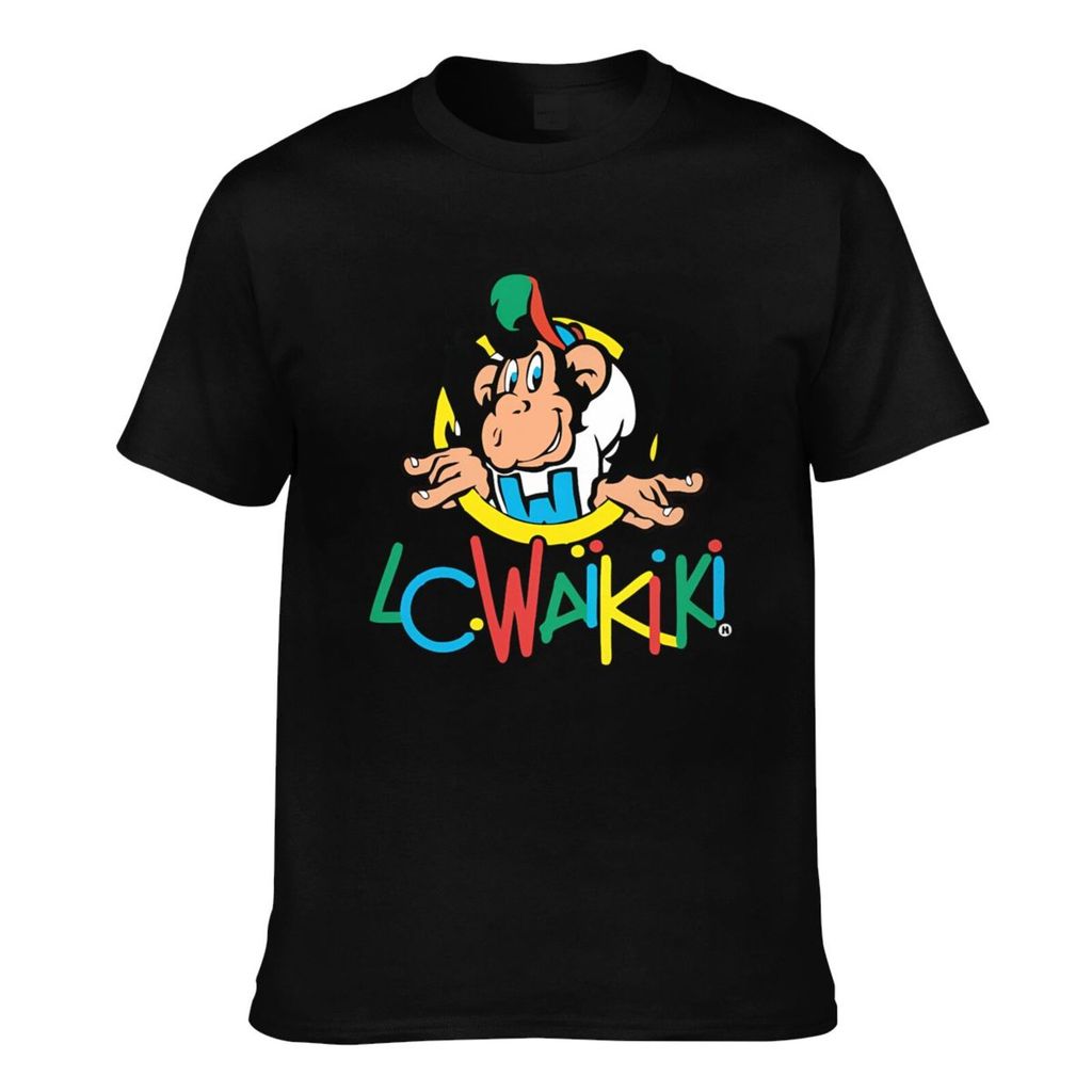 Casual Tee Men Lc Waikiki Monkey Good Printing FatherGift