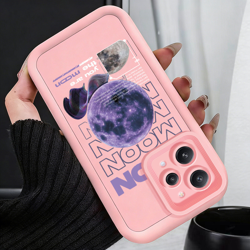เคสสำหรับ Xiaomi Redmi 12 4G 12 5G Note 12r 5G เคสโทรศัพท์พระจันทร์สร้างสรรค์บุคลิกซิลิโคนซอฟต์เชลล์กันกระแทก