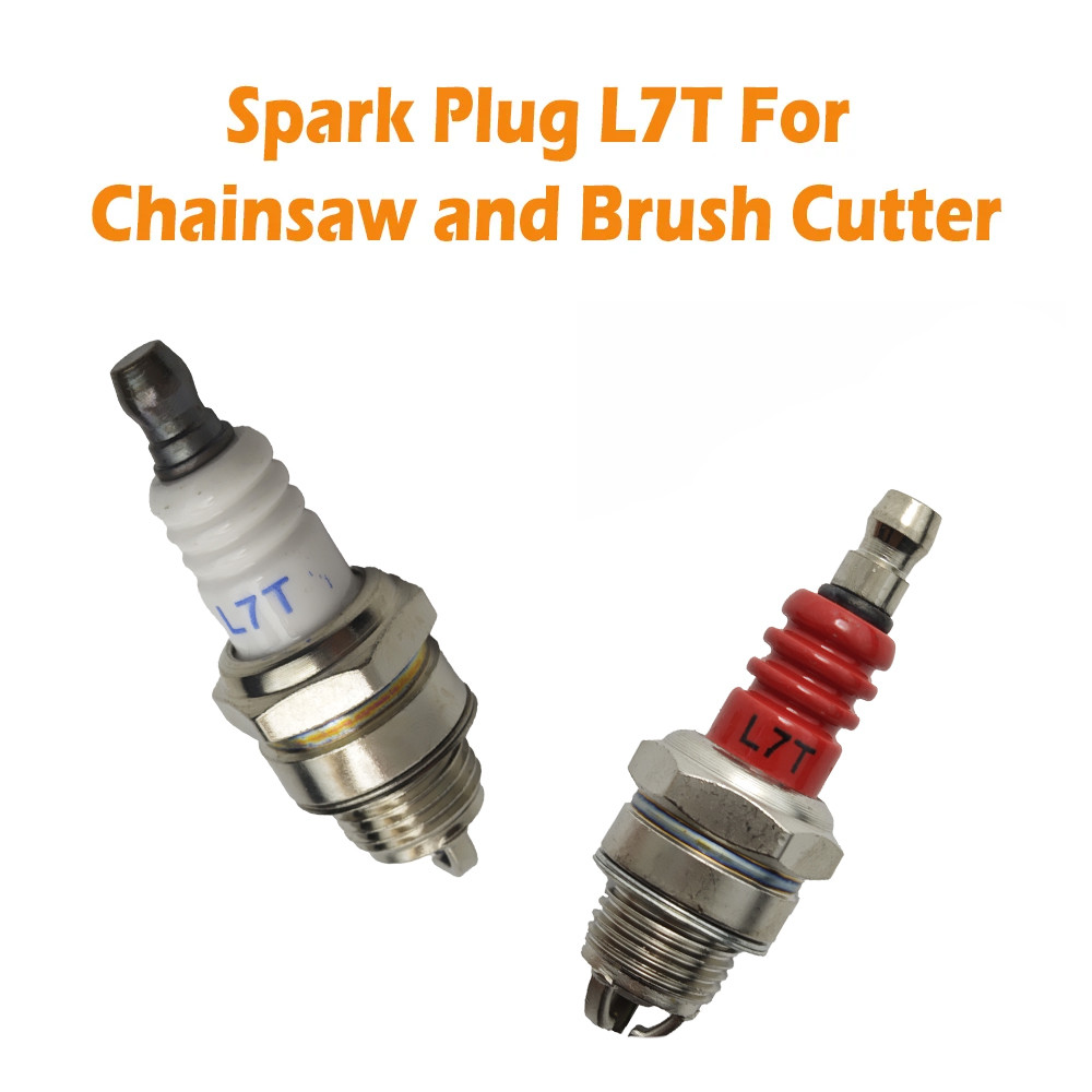 หัวเทียน L7T เสาสามด้านเสาด้านเดียวสําหรับเลื่อยยนต์เบนซินและเครื่องตัดแปรง 2-Stroke หัวเทียน BPMR7A