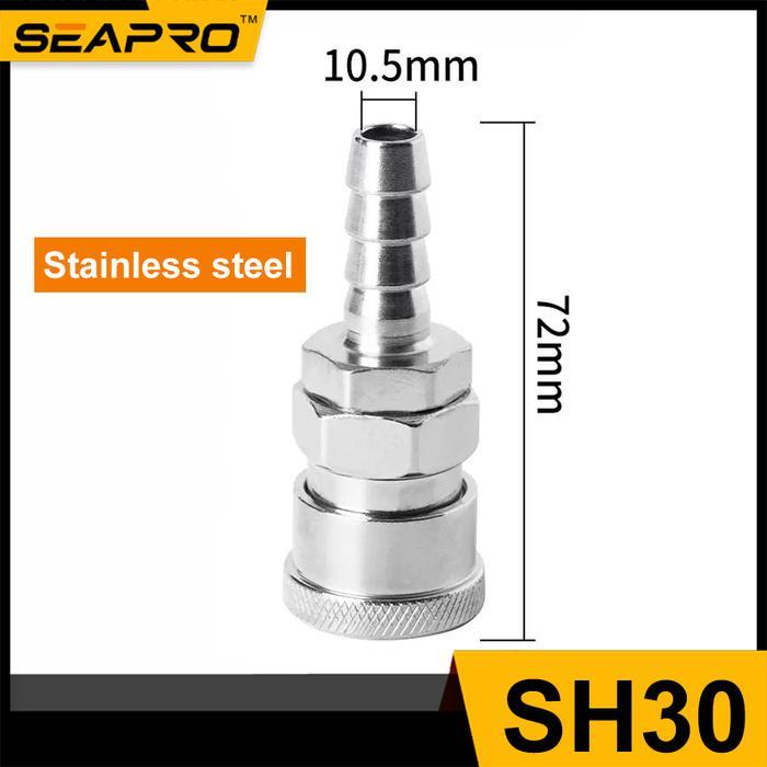 ข้อต่อสวมเร็ว สแตนเลส Sh30 Sh 30 Sh-30