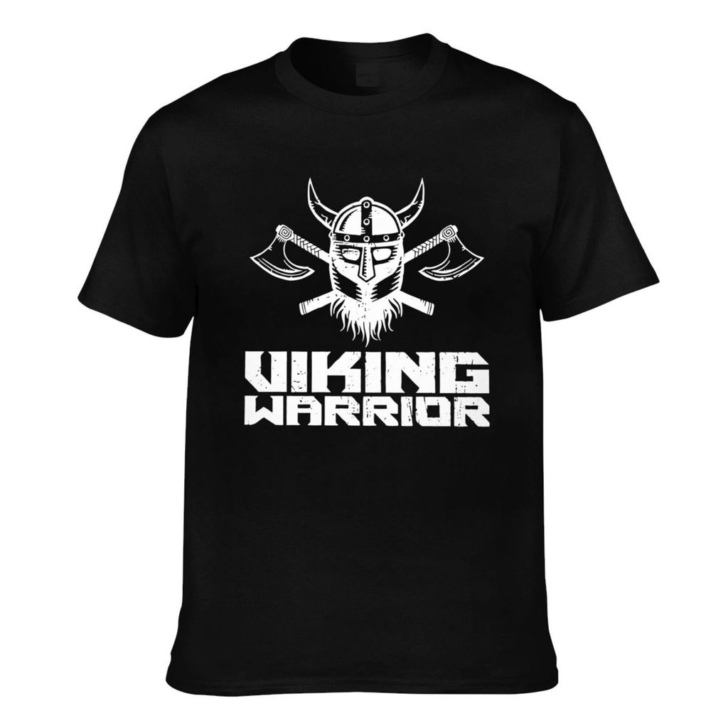 ใหม่แฟชั่นไวกิ้งนักรบ Valhalla Odin Asgard Midgard Vikings ฤดูร้อนสไตล์ผู้ชายเสื้อยืด