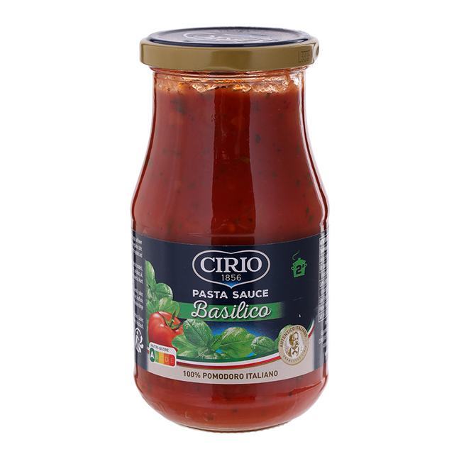 🌴 ซีรีโอซอสมะเขือเทศผสมโหระพา 420กรัม [8001440124181] 💐 Cirio Pasta Sauce with Basil 420g. 🍁 ซอสปรุง