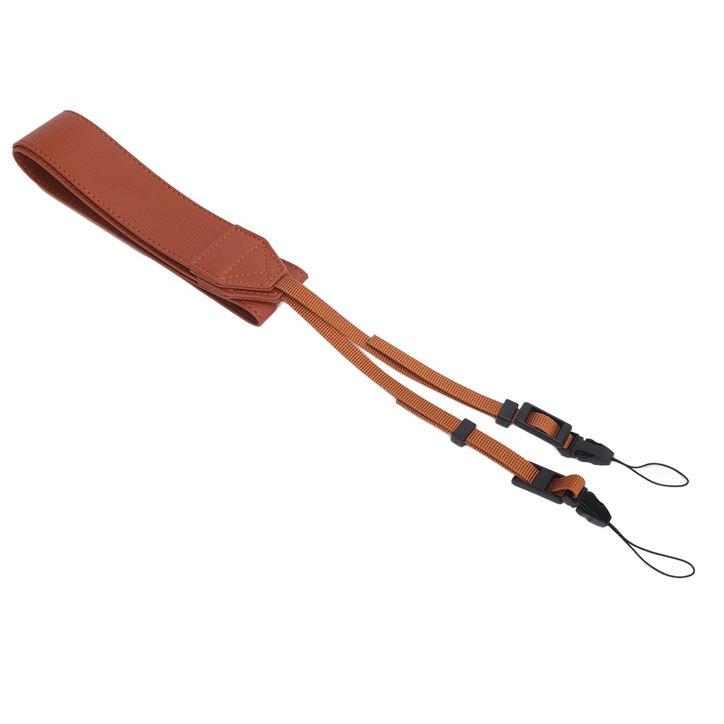 สายคล้องกล้องปรับคอไหล่เข็มขัดสําหรับ Instant Mirrorless ขนาดเล็ก DSLR 47.2in ความยาวทั้งหมดสีน้ําตา