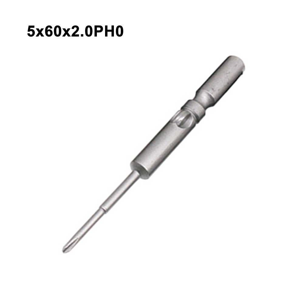 [จัดส่งรวดเร็ว]5mm Round Shank PH00 PH0 PH1  Electric Cross Screwdriver Bit for 801