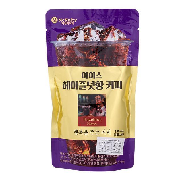 🌻 แมคนัลตี้อเมริกาโน่ฮาเซลนัท 190มล. 🌈 8804645005794 🌴 Mcnulty Americano Hazelnut 190ml. 🍉 ของแห้งแล