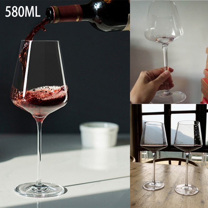 [จัดส่งรวดเร็ว]Plastic transparent Unbreakable silicone plastic wine glass cups Bar Home goblet