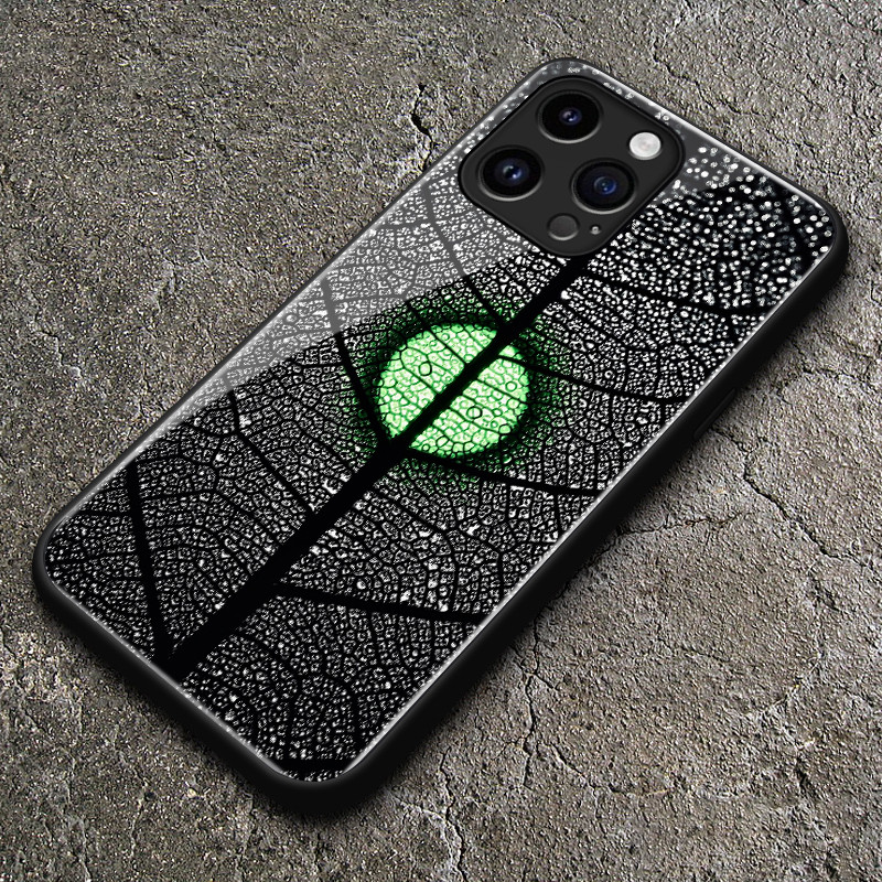 เคสสำหรับ Samsung A15 4G A15 5G A16 5G A13 5G A24 A54 A55 A34 A35 5G A13 Lite A14 5G เคสโทรศัพท์แก้วลายใบเมเปิลระเบิด - รูปที่ 4