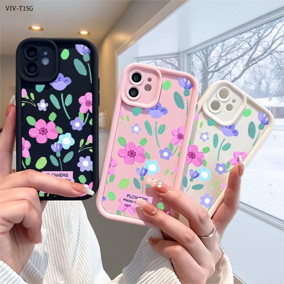 เคส For VIVO X200 T1 T1X Pro 5G เคสโทรศัพท์ เคสวีโว่ เคสนิ่ม Silicone Phone Case TY