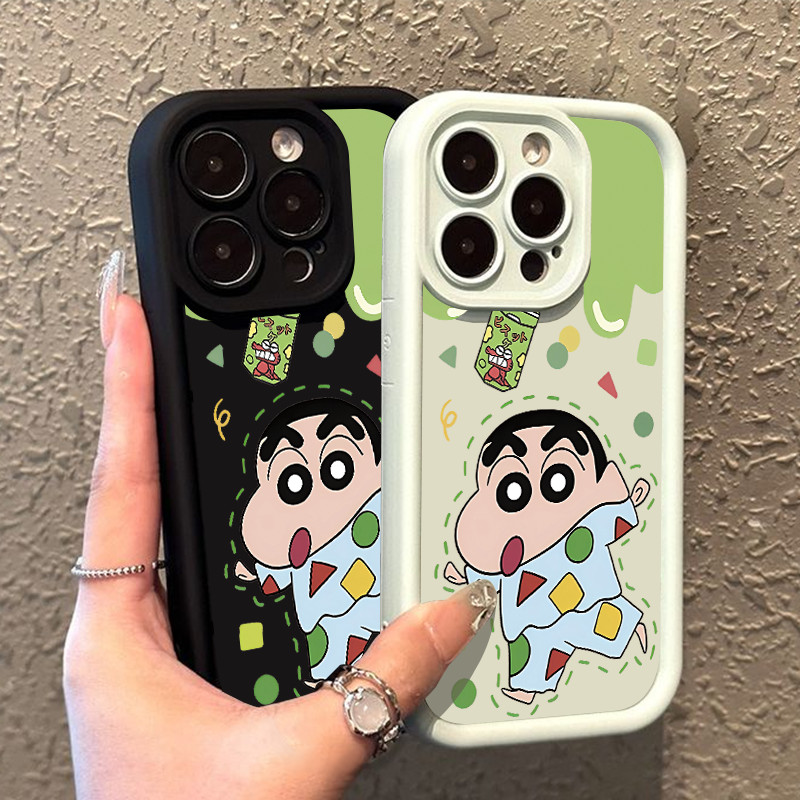 OPPO A17/A17K กันกระแทกการ์ตูน Shin case A36 A38/A18 A3S/A12E A5 A3X/A3 A53/A32 A57 A16K/A16E A58 4G