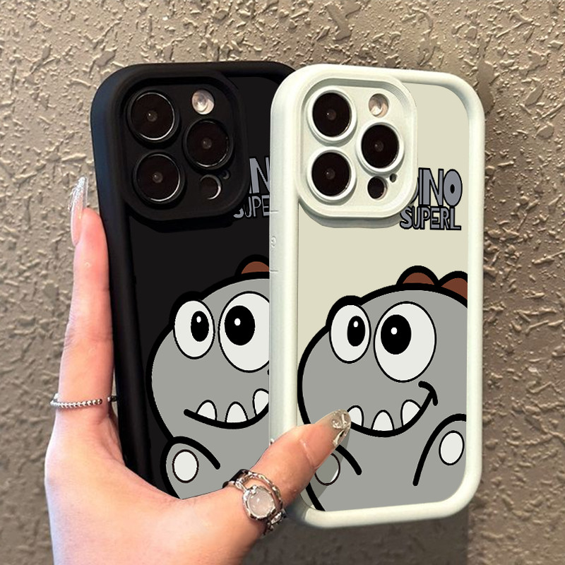 OPPO Reno 5 5G กันกระแทกการ์ตูนเด็กไดโนเสาร์กรณี Realme 5 Realme C15 F19/A74 4G Realme C20 Realme C2
