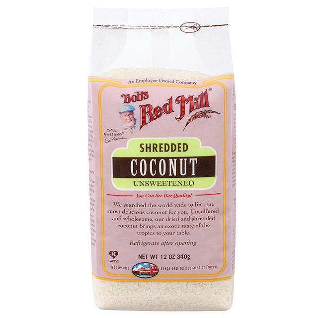 🌴 บ๊อบส์เรดมิลล์เชรดเดดโคโคนัทอันสวีทเทนด์ 340กรัม 💐 Bob's Red Mill Shredded Coconut Unsweetened 340