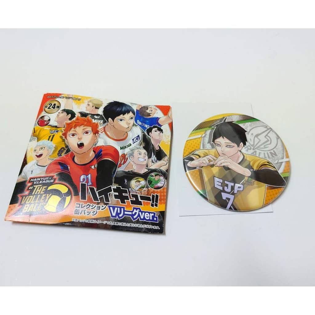 【Direct from Japan】ไฮคิว!!★V League★Collection Can Badge★Kadona【Japan Exclusive】