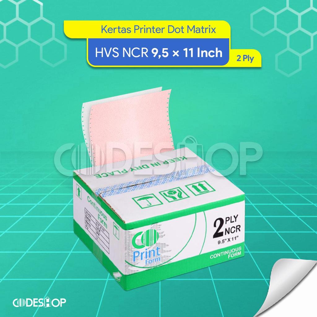 กระดาษ A4 2 ชั้น แบบต่อเนื่อง 9.5x11 นิ้วกระดาษใบแจ้งหนี้ธุรกิจ HVS เอกสารสีขาว Codeshop