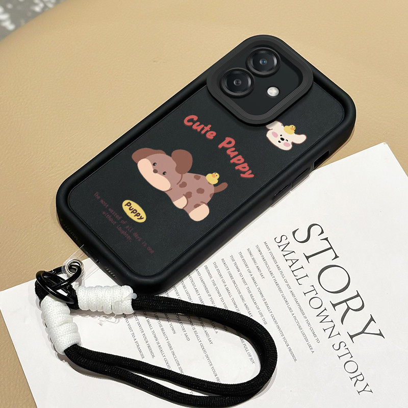 เคสสำหรับ OPPO A3 4G A3 Pro 5G A3X 4G A3X 5G A40 A60 5G เคสโทรศัพท์บุคลิกสุนัขกระต่ายซิลิโคนสายคล้องกันกระแทก ราคา ถูกที่สุด ดีลบีเคเค